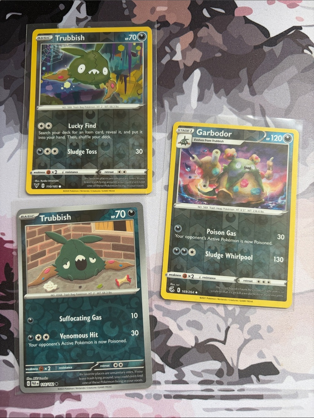Trubbish & Garbodor Pokémon Evolution Card Lot 🗑️ Reverse Holo| 3 Cards ✨5/$25✨